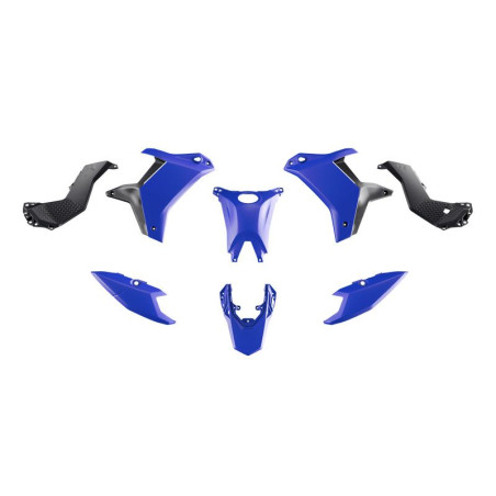 RACETECH (RTECH) KOMPLET PLASTIKÓW (BEZ PRZEDNIEGO BŁOTNIKA) T7 YAMAHA TENERE 700 '25-'26 KOLOR NIEBIESKI / CZARNY
