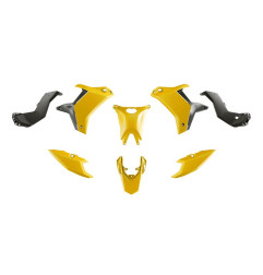RACETECH (RTECH) KOMPLET PLASTIKÓW (BEZ PRZEDNIEGO BŁOTNIKA) T7 YAMAHA TENERE 700 '25-'26 KOLOR ŻÓŁTY / CZARNY
