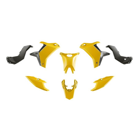 RACETECH (RTECH) KOMPLET PLASTIKÓW (BEZ PRZEDNIEGO BŁOTNIKA) T7 YAMAHA TENERE 700 '25-'26 KOLOR ŻÓŁTY / CZARNY