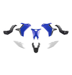 RACETECH (RTECH) KOMPLET PLASTIKÓW (BEZ PRZEDNIEGO BŁOTNIKA) T7 YAMAHA TENERE 700 '25-'26 KOLOR CZARNY / NIEBIESKI / BIAŁY