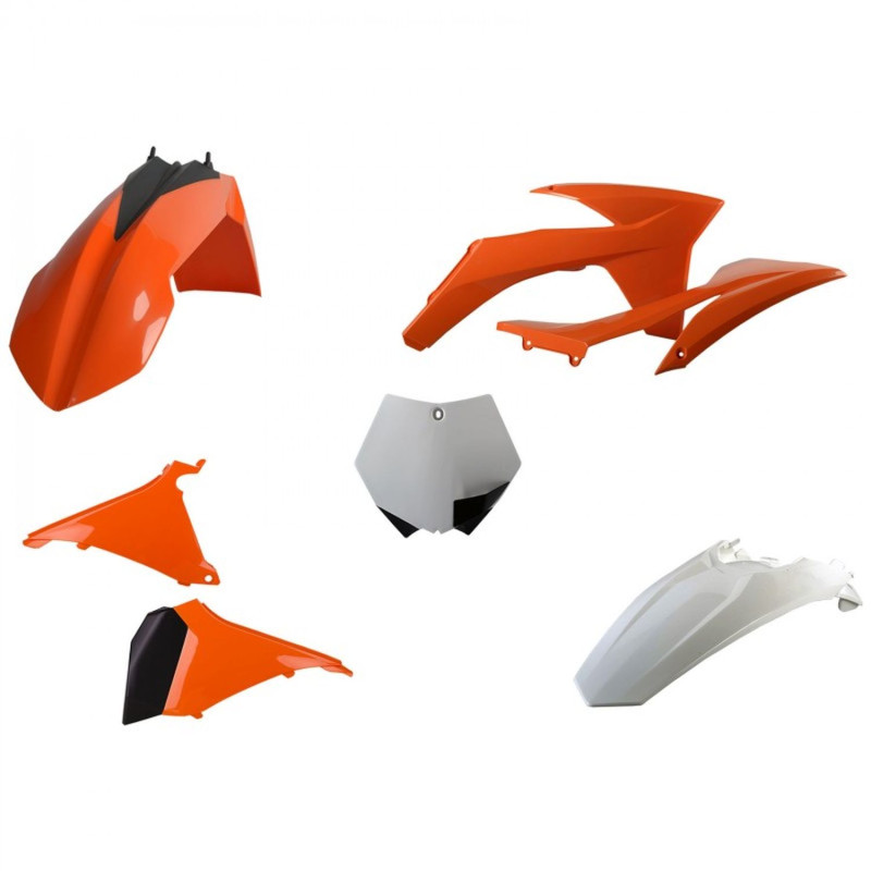 POLISPORT KOMPLET PLASTIKÓW (FULL KIT) KTM SX '11; XC/XC-F '11 KOLOR POMARAŃCZOWY OEM