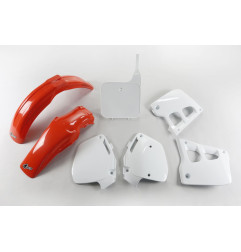 UFO KOMPLET PLASTIKÓW HONDA CR 125 '91-'92, CR 250 '90-'91, KOLOR OEM (CZERWONY/BIAŁY) (HO097E999)