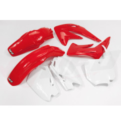 UFO KOMPLET PLASTIKÓW HONDA CR 85 '03-'17 KOLOR OEM (CZERWONY/BIAŁY) (HO109E999)