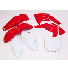 UFO KOMPLET PLASTIKÓW HONDA CRF 150 '07-'26, KOLOR OEM (CZERWONY/BIAŁY) (HO111E999)