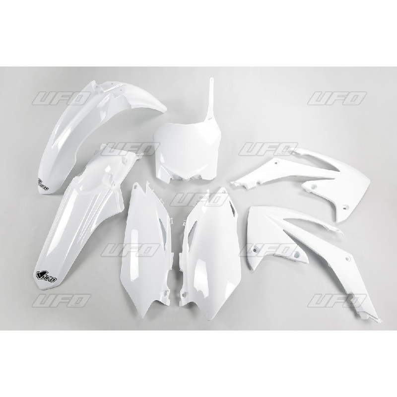 UFO KOMPLET PLASTIKÓW HONDA CRF 450 R '09-'10, CRF 250 '10 KOLOR BIAŁY (HO113E041)