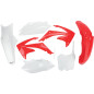 UFO KOMPLET PLASTIKÓW HONDA CRF 450 R '09-'10, CRF 250 '10 KOLOR OEM (CZERWONY/BIAŁY) (HO113E999)