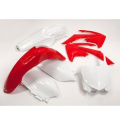 UFO KOMPLET PLASTIKÓW HONDA CRF 250R '11-'13, CRF 450R '11-'12 KOLOR OEM (CZERWONY/BIAŁY) (HO114E999)