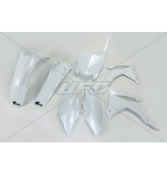 UFO KOMPLET PLASTIKÓW HONDA CRF 450R '13-'16, CRF 250R '14-'17 KOLOR BIAŁY(HO116E041)