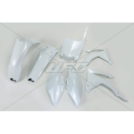 UFO KOMPLET PLASTIKÓW HONDA CRF 450R '13-'16, CRF 250R '14-'17 KOLOR BIAŁY(HO116E041)