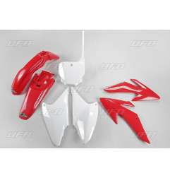 UFO KOMPLET PLASTIKÓW HONDA CRF 230 '08-'14 KOLOR OEM (CZERWONY/BIAŁY) (HO117E999)