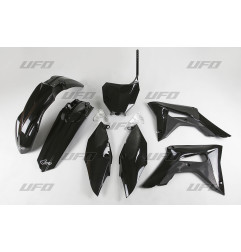 UFO KOMPLET PLASTIKÓW HONDA CRF 250R '18-'21, CRF 450R '17-'20 KOLOR CZARNY(HO119E001)