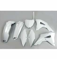UFO KOMPLET PLASTIKÓW HONDA CRF 250RX '19-21, CRF 450RX '17-20, KOLOR BIAŁY (HO120E041)