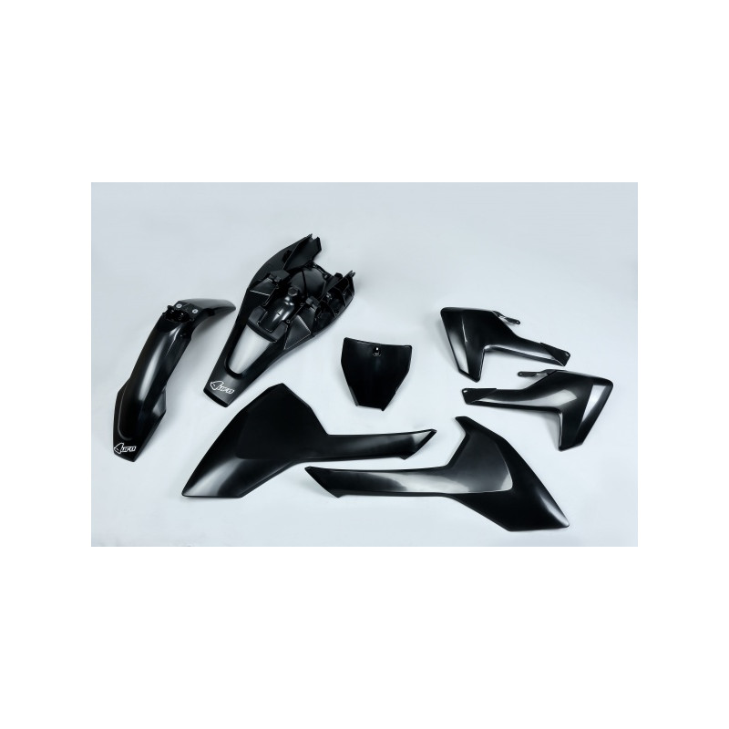 UFO KOMPLET PLASTIKÓW HUSQVARNA TC 85 '18-'24 KOLOR CZARNY (HU620E001)