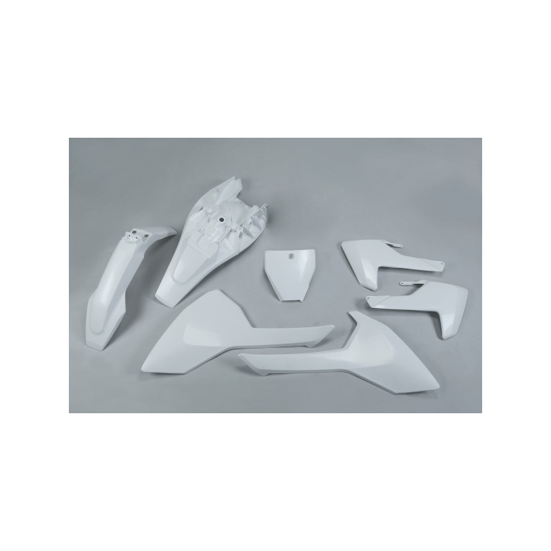 UFO KOMPLET PLASTIKÓW HUSQVARNA TC 85 '18-'24 KOLOR OEM (BIAŁY) (HU620E999)