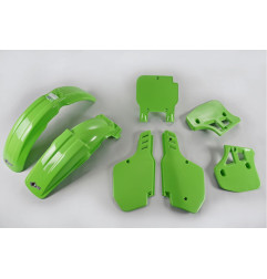 UFO KOMPLET PLASTIKÓW KAWASAKI KX 250 '89, KX 500 '89-'92 KOLOR ZIELONY (KA189E026)