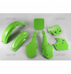 UFO KOMPLET PLASTIKÓW KAWASAKI KX 250 / 500 '87, KOLOR ZIELONY (KA191E026)