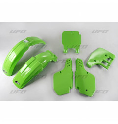 UFO KOMPLET PLASTIKÓW KAWASAKI KX 125 '89, KOLOR ZIELONY (KA197E026)