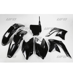 UFO KOMPLET PLASTIKÓW KAWASAKI KXF 250 '04-'06, KOLOR CZARNY (KA204E001)