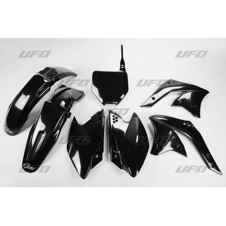 UFO KOMPLET PLASTIKÓW KAWASAKI KXF 250 '04-'06, KOLOR CZARNY (KA204E001)