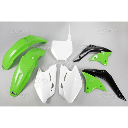 UFO KOMPLET PLASTIKÓW KAWASAKI KXF 450 '06 KOLOR OEM (ZIELONY/BIAŁY) (KA205E999)
