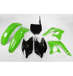 UFO KOMPLET PLASTIKÓW KAWASAKI KXF 250 '08 KOLOR OEM (ZIELONY/CZARNY) (KA210E999)