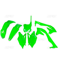 UFO KOMPLET PLASTIKÓW KAWASAKI KXF 450 '16-'17 KOLOR ZIELONY FLUO (KA223AFLU)