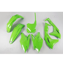UFO KOMPLET PLASTIKÓW KAWASAKI KXF 250 '17 KOLOR ZIELONY (KA224E026)