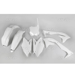 UFO KOMPLET PLASTIKÓW KAWASAKI KXF 450 '18 KOLOR BIAŁY (KA226E047) - WYPRZEDAŻ