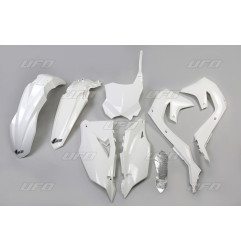 UFO KOMPLET PLASTIKÓW KAWASAKI KXF 250 '21-24, KXF 450 '19-23 KOLOR BIAŁY (KA227E047)