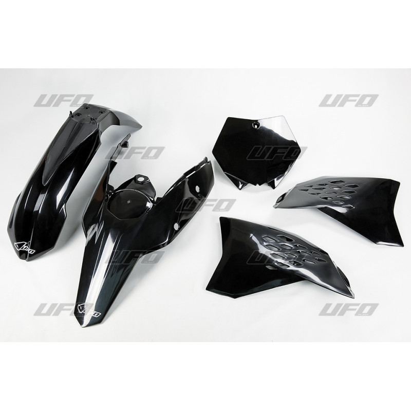 UFO KOMPLET PLASTIKÓW KTM SX/SXF '07-'10 KOLOR CZARNY (KT506E001)