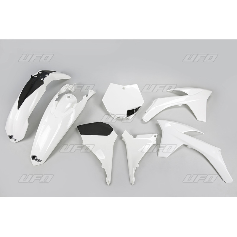 UFO KOMPLET PLASTIKÓW KTM SXF '11-'12, SX '12 KOLOR BIAŁY (KT510E047)