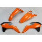 UFO KOMPLET PLASTIKÓW KTM EXC '14-'16, KOLOR OEM '14 (POMARAŃCZOWY/CZARNY) (KT516E999)
