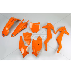 UFO KOMPLET PLASTIKÓW KTM SX/SXF '16-'18 ( Z WYJĄTKIEM SX 250 '16) KOLOR POMARAŃCZOWY (KT517E127)
