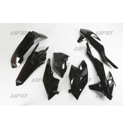 UFO KOMPLET PLASTIKÓW KTM EXC/EXC-F TPI '17-'19, KOLOR CZARNY (KT518E001)