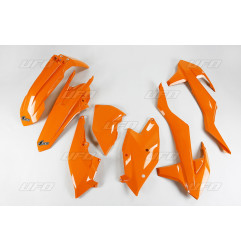 UFO KOMPLET PLASTIKÓW KTM EXC/EXC-F TPI '17-'19, KOLOR POMARAŃCZOWY (KT518E127)