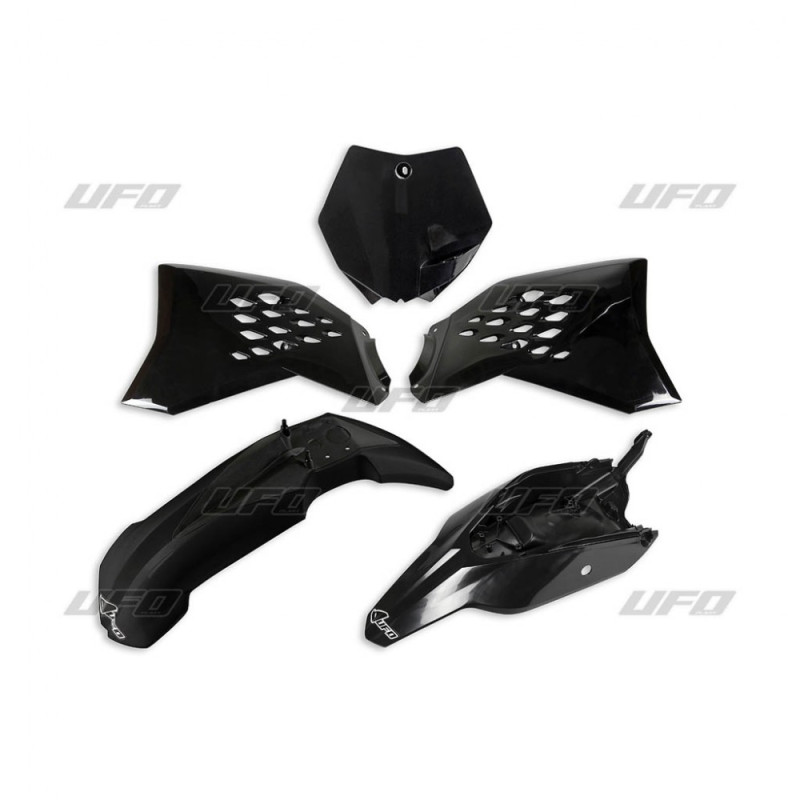 UFO KOMPLET PLASTIKÓW KTM SX 65 12-15 KOLOR CZARNY (KT525E001)