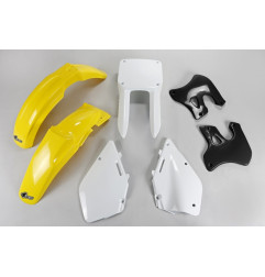 UFO KOMPLET PLASTIKÓW SUZUKI RM 125 '96-'98 KOLOR OEM (ZÓŁTY/BIAŁY/CZARNY) (SU393E999)
