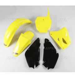 UFO KOMPLET PLASTIKÓW SUZUKI RM 85 '00-'24 KOLOR OEM '17 (ŻÓŁTY/CZARNY) (SU405E999K)