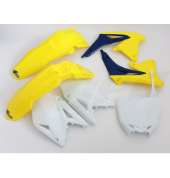 UFO KOMPLET PLASTIKÓW SUZUKI RMZ 450 '08-'17 KOLOR OEM (ŻÓŁTY/BIAŁY/NIEBIESKI) (SU409E999)