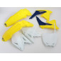 UFO KOMPLET PLASTIKÓW SUZUKI RMZ 450 '08-'17 KOLOR OEM (ŻÓŁTY/BIAŁY/NIEBIESKI) (SU409E999)