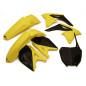 UFO KOMPLET PLASTIKÓW SUZUKI RMZ 250 '10-'18 KOLOR OEM '11-'12 (ŻÓŁTY/CZARNY) (SU413E999)