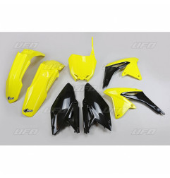 UFO KOMPLET PLASTIKÓW SUZUKI RMZ 450 '08-17 KOLOR OEM '17 (ŻÓŁTY/CZARNY) (SU417E999K)