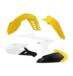 RACETECH (RTECH) KOMPLET PLASTIKÓW YAMAHA WRF 250 (15-19), WRF 450 (16-19) KOLOR BIAŁY CZARNY ŻÓŁTY LIMITED EDITION - WYPRZEDAŻ