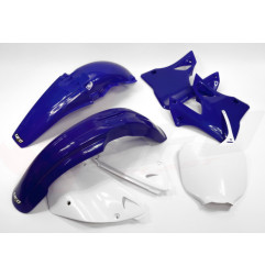 UFO KOMPLET PLASTIKÓW YAMAHA YZ 125 '00-'01, YZ 250 '00-'01 KOLOR OEM (BIAŁY/NIEBIESKI) (YA300E999)