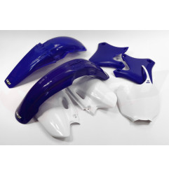 UFO KOMPLET PLASTIKÓW YAMAHA YZF 250 '01-'02 KOLOR OEM (BIAŁY/NIEBIESKI) (YA303E999)