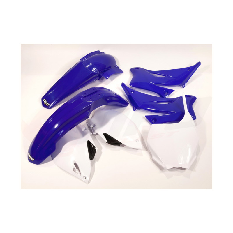 UFO KOMPLET PLASTIKÓW YAMAHA YZF 250 '06-'09, YZF 450 '06-'09 KOLOR OEM (BIAŁY/NIEBIESKI) (YA305E999)
