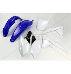 UFO KOMPLET PLASTIKÓW YAMAHA YZF 250 '14-'18, YZF 450 '14-'17 KOLOR OEM (NIEBIESKI/BIAŁY) (YA318E999)