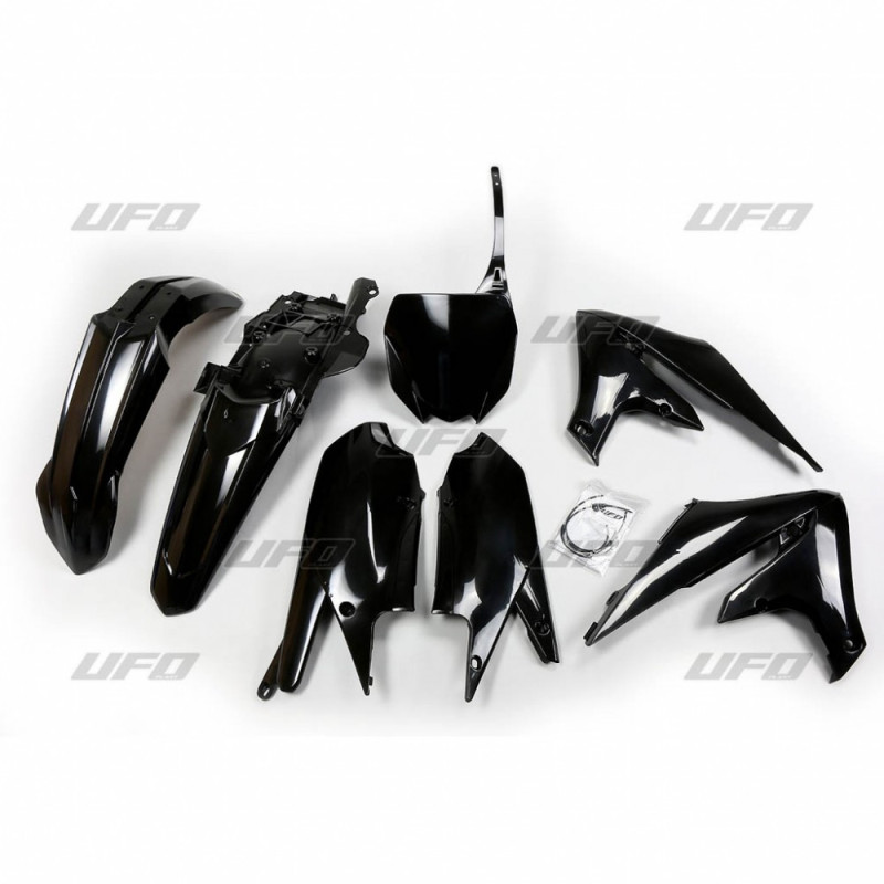 UFO KOMPLET PLASTIKÓW YAMAHA YZF 250 '19-'23 , YZF 450 '18-'22 KOLOR CZARNY (YA321E001)
