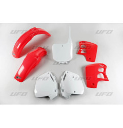UFO KOMPLET PLASTIKÓW HONDA CR 500 '95-'00 KOLOR OEM '00 (CZERWONY/BIAŁY) (HO089E999K)
