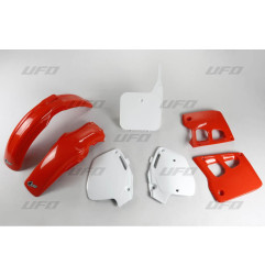 UFO KOMPLET PLASTIKÓW HONDA CR 125 '91-'92, CR 250 '90-'91, KOLOR OEM '90 (CZERWONY/BIAŁY) (HO097E999K)